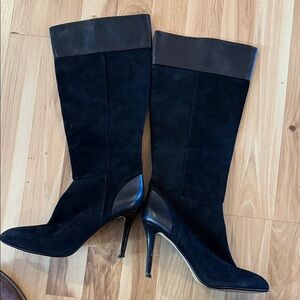 Banana Republic Black Heeled Boots